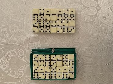 Domino dəsti - Klassik 0–6 domino daşları komplekti - Açılıb-bağlanan — 1