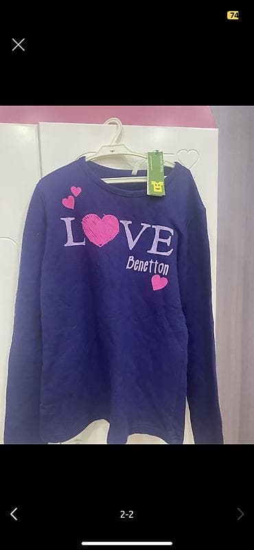 Qız üçün uzunqol teze kofta, Benetton, 7,8,9,10,11 yaşa geder lalafo.az -da Qız üçün uzunqol teze kofta, Benetton, 7,8,9,10,11 yaşa geder