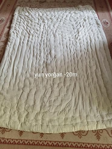 bambu tekstil: Yorğanlar satılır: ikisi bir yerdə 25m - Yun yorğan – təbii yun — 1