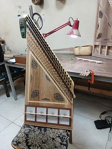 gitara sim: Məhsul: Kanun (şərq simli musiqi aləti) Təsvir: - Əl işidir, ağac — 2