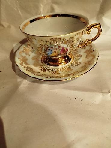 mətbəx dəstləri: Qədəhlər, rəng - Yaşıl, Xrustal, 6 ədədli dəst — 5