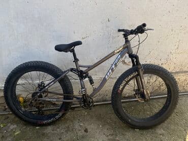 eliptik velosiped: Fatbike dağ velosipedi – tam amortizasiya - Çərçivə: alüminium — 6