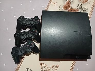 playstation 3 kredit: Sony PlayStation 3 (PS3) Slim oyun konsolu dəsti Playstationun hec bir — 1