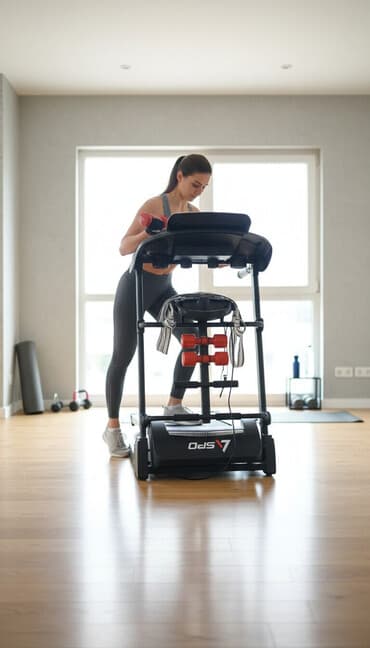 продам беговую дорожку: LSPro qaçış trenajoru - Brend/model: LSPro (panel və gövdədə loqo) - — 1