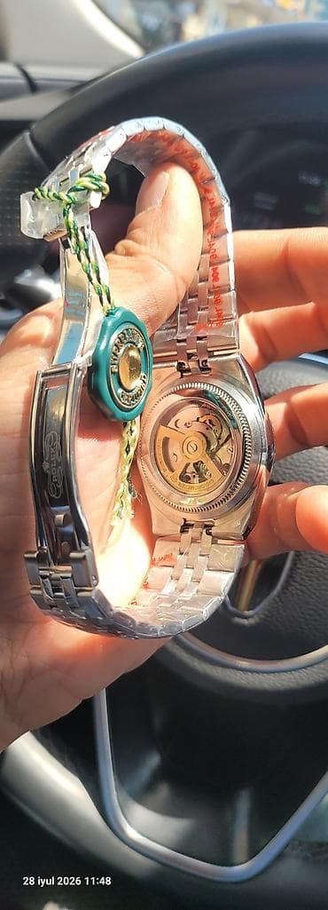 sensor saatlar: Rolex Oyster Perpetual “Land‑Dweller” tərzində kişi qol saatı - — 3