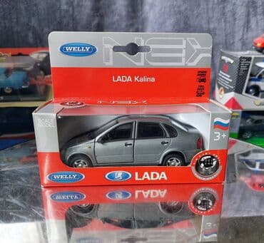metbex tavan modelleri: Коллекционная модель Lada Kalina VAZ1118 silver 2004 Welly Scale — 1