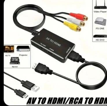 redmi qulaqciq: RCA-dan, AV-dən HDD-yə, HDMİ-yə, HDTV-yə ÇEVİRİCİ ( konvertor ) — 25
