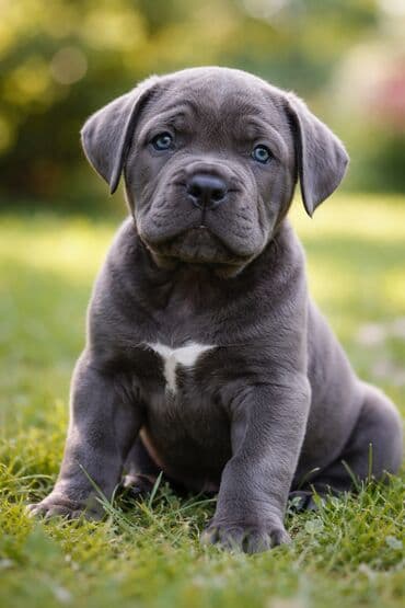 heyvan geyimleri: Kane-Korso, 1 ay, Dişi, Peyvəndli — 3