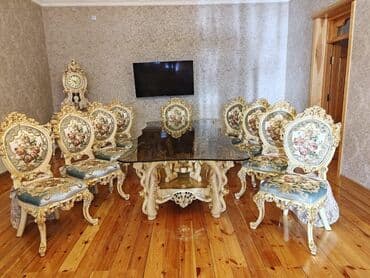 şüşə stol: İşlənmiş, Masa və oturacaqlar, TV altlığı, Servant, Kredit yoxdur, İtaliya — 8