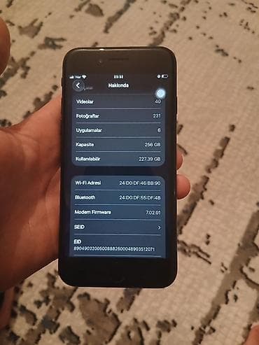 sazz wifi modem: IPhone SE 2020, 256 GB, Qara — 4