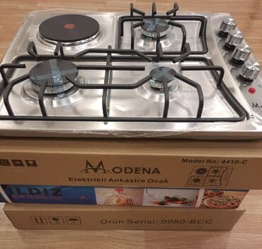 qaz peckasi: Plitə Qazlı, Quraşdırılan, 4 gözlü, Yeni — 2