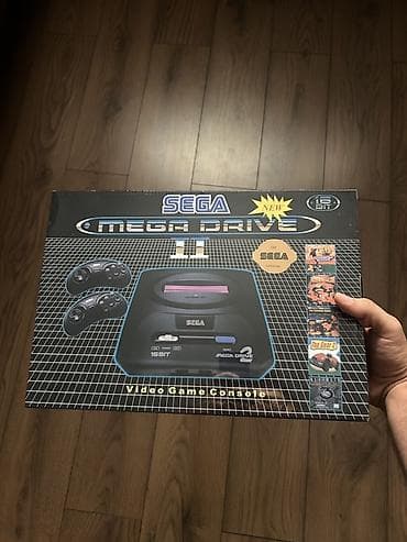 iphone 13 midnight: SEGA Mega Drive II — 16-bit videooyun konsolu 1ədəd oyun kaseti — 1