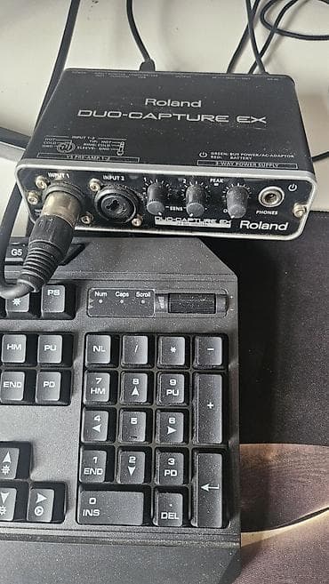 playstation 2 sony: Rode NT1-A mikrafon və Roland Duo-Capture Ex. Stendi və səs kartı ilə — 2