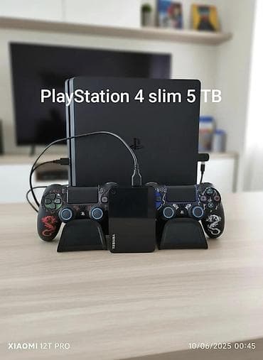 PlayStation 4 Slim oyun konsolu – 5 TB yaddaş paketi Xüsusiyyətlər: -