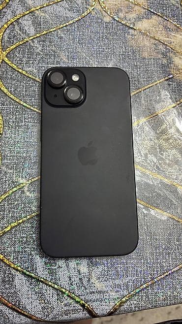 IPhone 15, 128 GB, Qara, Barmaq izi, Face ID