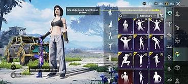 krasofka qadın: PUBG Mobile oyun hesabı – nadir kosmetiklər və nəqliyyat örtükləri ilə — 10