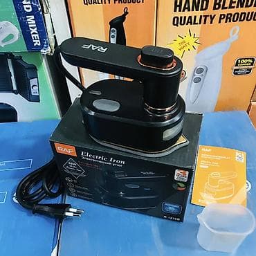 RAF Electric Iron R-1236W mini buxarlı ütü Xüsusiyyətlər: - Güc: 38W — 3