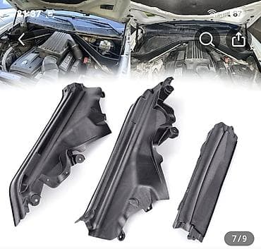 rutubeti olcen cihazlar: BMW X5/X6 (E70/E71/E72) üçün mühərrik bölməsi su yönləndirici/drenaj — 6