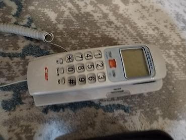 tikanlı tel: Stasionar telefon Panasonic, Simsiz, İşlənmiş, Ünvandan götürmə — 3