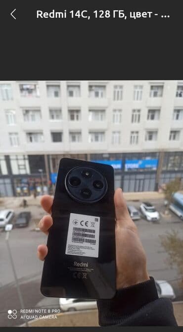 xiaomi mi mix 2: Redmi 14C, 128 GB, rəng - Qara, Barmaq izi — 3