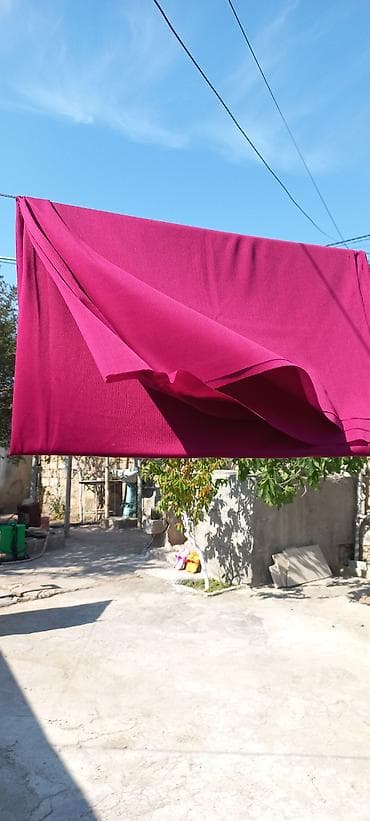 ipək parça: Trikotin parça – sovet istehsalı. - Uzunluq: 2 metr - Qiymət: 30 — 7