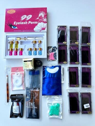 yeni dirnaq modelleri: Kirpik qaynağı seti — 1