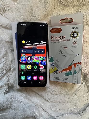 iphon 12 mini: Samsung Galaxy A12, 128 GB, rəng - Qara, Barmaq izi, Face ID — 2