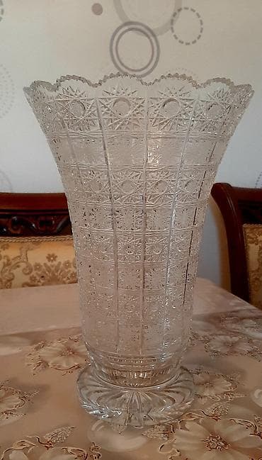 gül stendi: Vaza dəsti, Xrustal — 1