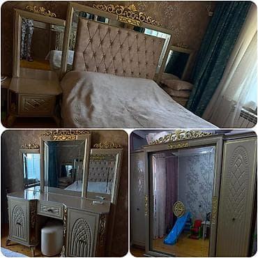 İkinəfərlik çarpayı, Dolab, Termo, 2 tumba, İşlənmiş — 1