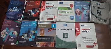 Müxtəlif siniflər üçün məktəb dərslikləri və test vəsaitləri toplusu