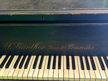 gitara akustik: J. Günther (Breveté Bruxelles) kuyruklu piano - Marka/model: J — 7