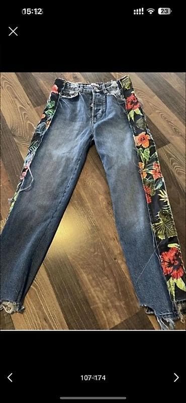 sort: Qadınlar üçün denim dəst – cins jilet və şalvar - Tərz — 3