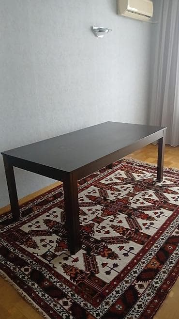 kamp stol: Qonaq masası, İşlənmiş, Açılmayan, Taxta, Dördbucaq masa — 2