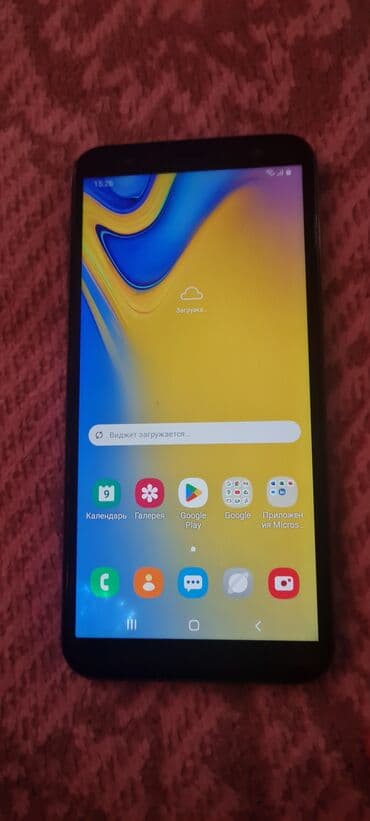 Samsung Galaxy J6 Plus, 32 GB, rəng - Boz, Sensor, Barmaq izi, İki sim kartlı
