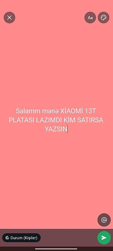 redmi note 13 plata: Xiaomi 13T üçün ana plata (mainboard) axtarıram. Model uyğunluğu — 1