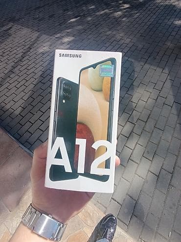 samsung a12 kabrolar: Samsung Galaxy A12, 64 GB, rəng - Qara, Barmaq izi — 5