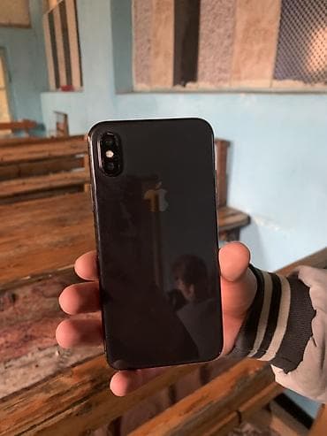 IPhone X, 64 GB, Qara, Face ID