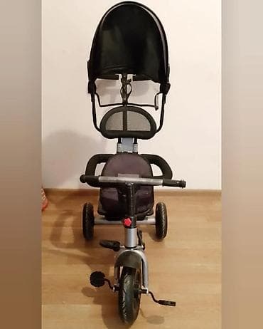 Uşaq üçtəkərli velosipedi – valideyn idarəetməsi olan model - Güclü