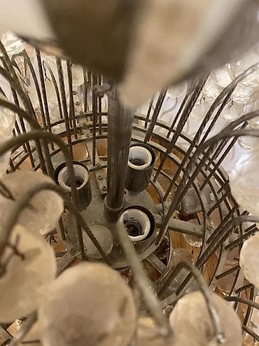 taxta lustur: Çılçıraq, 10 və daha çox lampa, Şüşə — 2