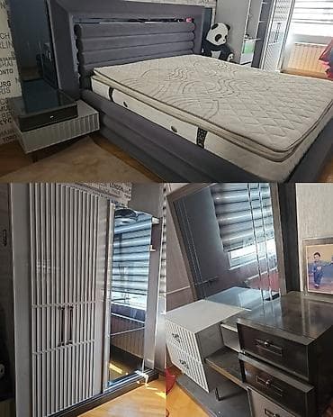 tek carpayı: Yataq otağı mebeli təcili satılır 1500azn.matras daxil. Unvan Hezi — 1