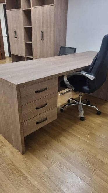 yazı masası qiyməti: Salam. 2 ed yazi masasi 120sm 1 ed 270×100. Boyuk masa 1 ed şkaf — 5