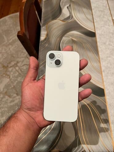 iphone 11 almaq: IPhone 15, 128 GB, Ağ — 1