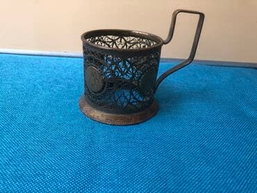 ваза стеклянная прозрачная высокая без узора: Бокал, 1965 год, Россия — 7