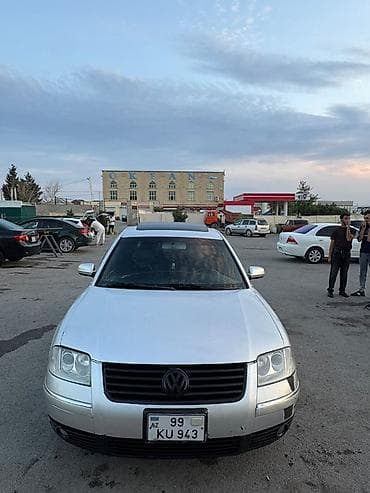 bmw e46 stop: Volkswagen Passat B5 sedan - Gümüşü rəng, qara rəngli disklər - — 1