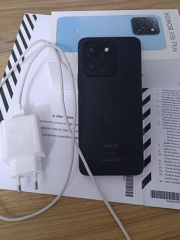 Honor X5b Plus, 128 GB, rəng - Qara, Barmaq izi