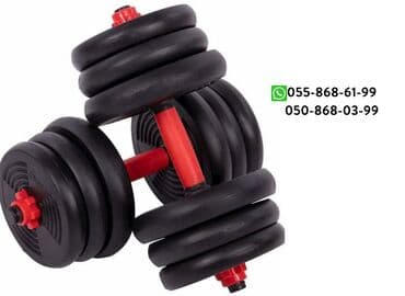 dəmir qantel: Plastik Qantellər, Çəki: 7 kq, Yeni — 3
