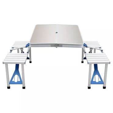 naxcivan bina evleri: Piknik stolu ve stullari 🔹️4 eded oturacaq ve 1 qatlanan stoldan — 1