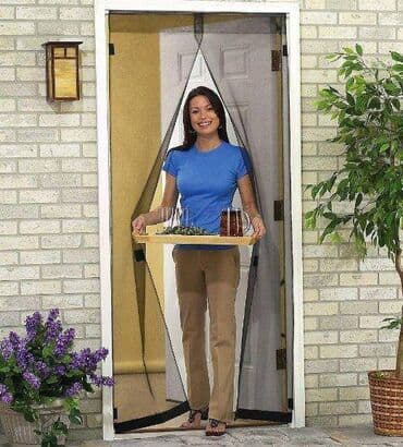 maqnitli pərdələr: Maqni̇t pərdə ağcaqanad və milçəklərdən qoruyan avtomatik bağlanan — 1