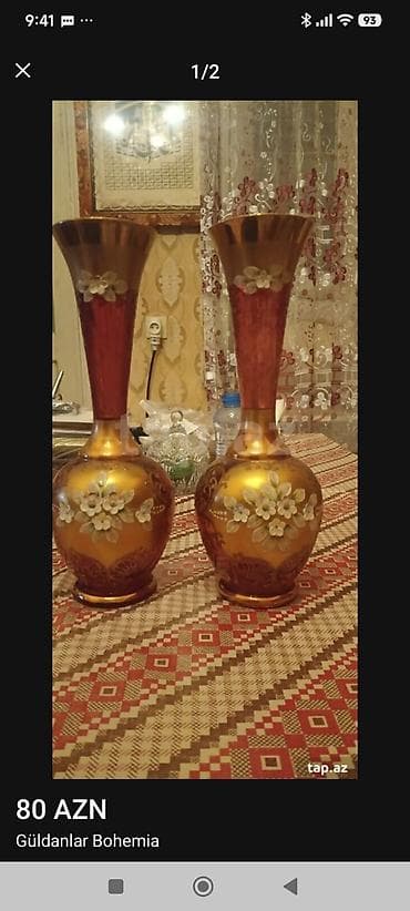 dekor: Vaza dəsti, Bogem şüşəsi — 1