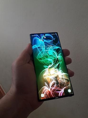 samsung note 9: Samsung Note 10 5G, 256 GB, rəng - Qara, Zəmanət, Sensor, Barmaq izi — 3